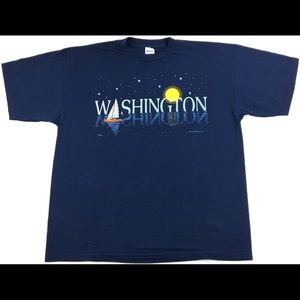 Vintage 1996 Washington Graphic T-Shirt Size XXL